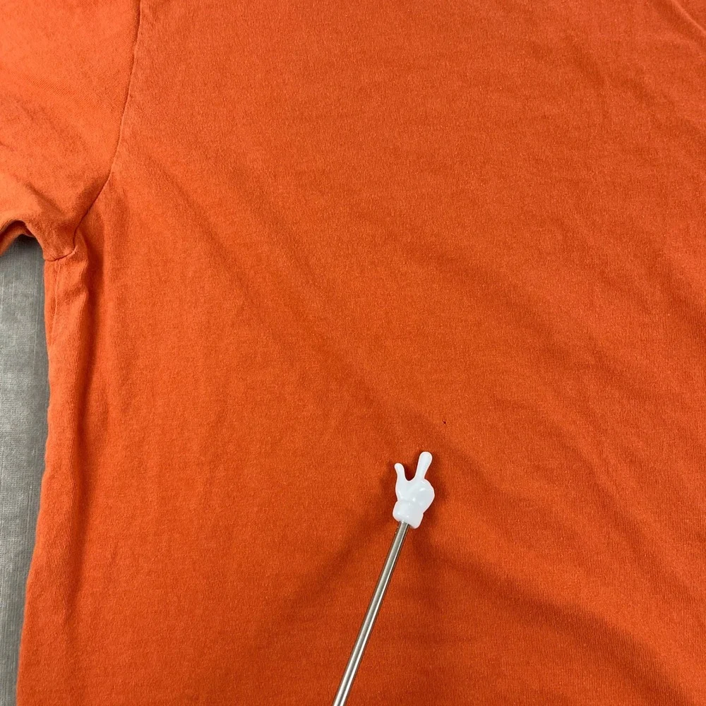 The North Face Mens Large Orange Short Sleeve Logo Graphic T-Shirt